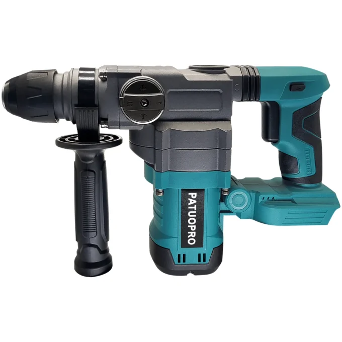 Brushless Rotary Hammer Drill 2-Mode 10J Cordless Electric Hammer Drill Handheld Power Tool For Makita 18V Battery(No Battery)