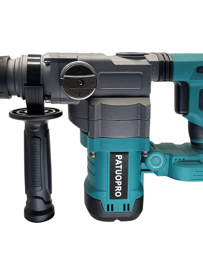 Brushless Rotary Hammer Drill 2-Mode 10J Cordless Electric Hammer Drill Handheld Power Tool For Makita 18V Battery(No Battery)