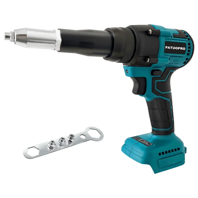 Brushless Electric Rivet Gun Cordless Rivet Nut Gun Drill Insert Automatic Riveting Tools For Makita 18V Battery(No Battery)