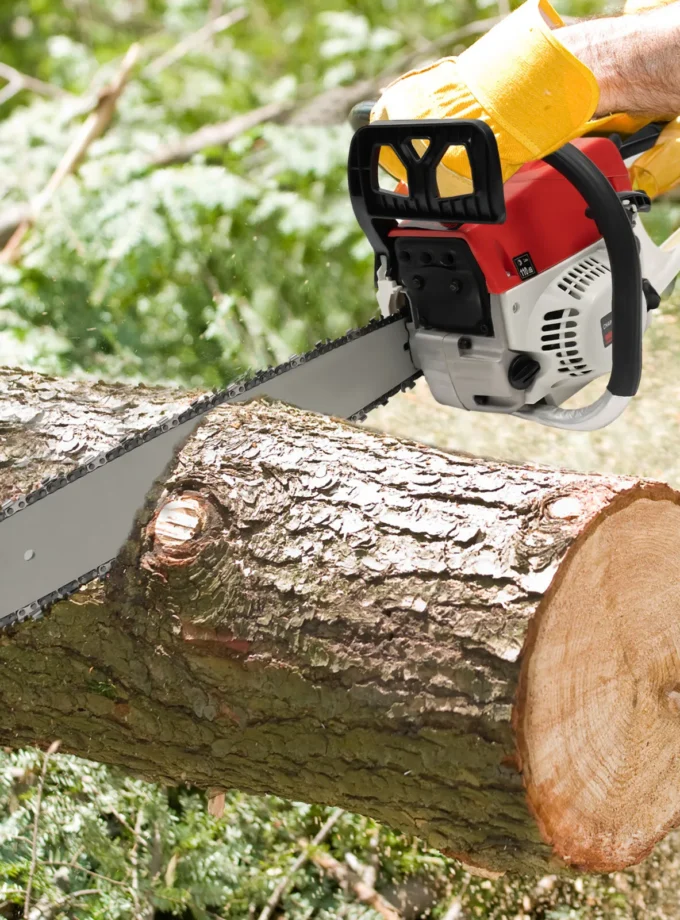 Multi-Scene Gasoline Chainsaw - Suitable For Forest Harvesting, Wood Cutting, Branch Pruning And Gardening Easy Cleaning