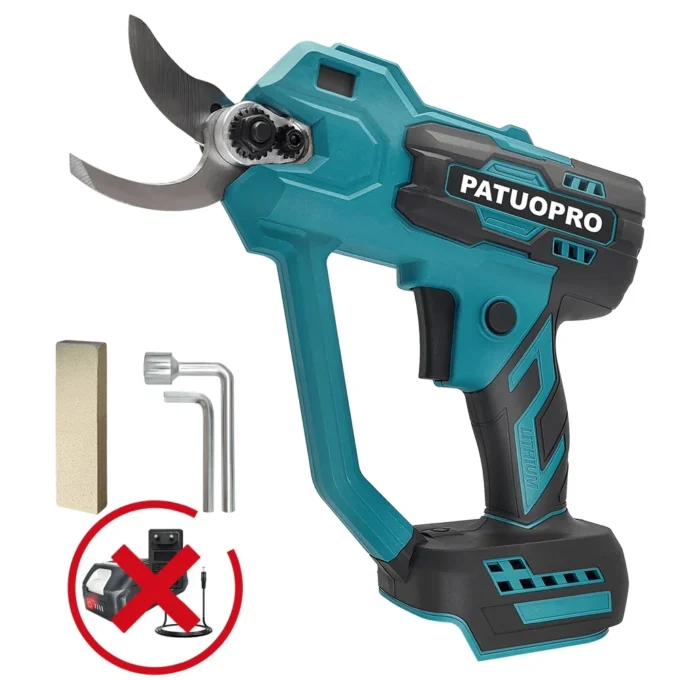 35mm Brushless Electric Pruning Shear Cordless Scissors Fruit Tree Bonsai Cutting Power Tool For Makita 18V Battery(No Battery)