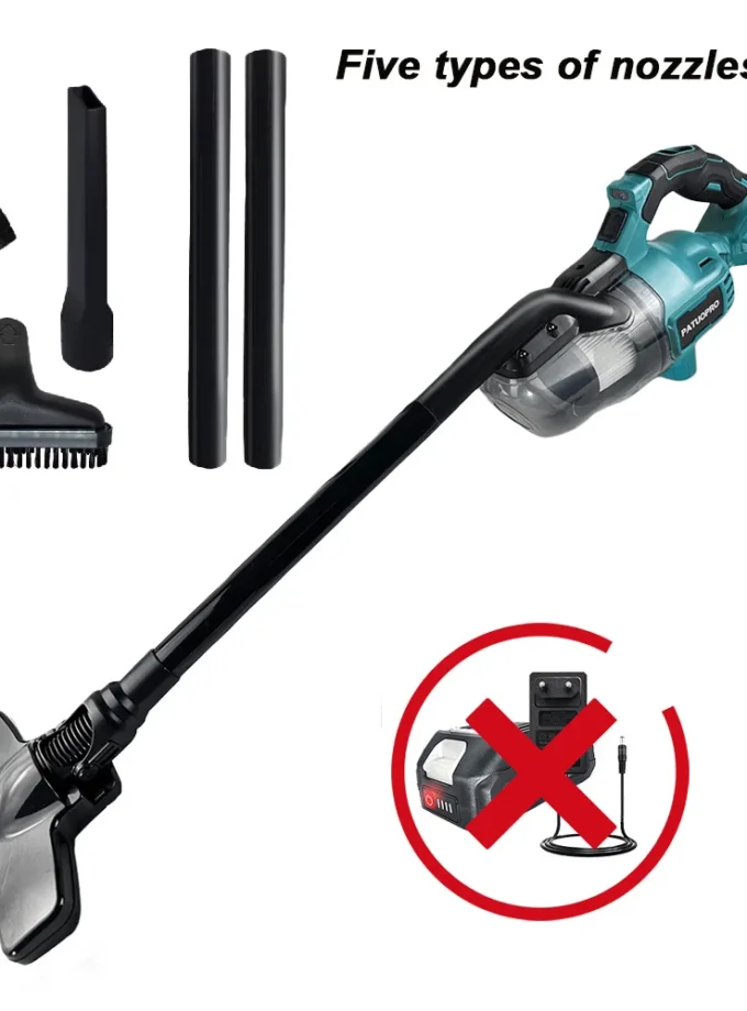 Cordless Handheld Electric Vacuum Cleaner for Makita 18V Battery Portable for Hard Floor Carpet Car Pet Hair Cleaning Tools