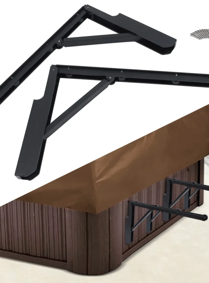 35 Kg Capacity Hot Tub Cover Lifter Removal System Hot Tub Cover Lifter Removal System CL-003 Foldable Black